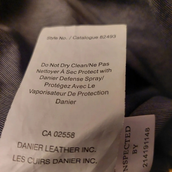 Danier Genuine Suede Dark Tanned Leather Jacket [XL] [UK 46, FR 56, IT 56] 82493 - Picture 7 of 10